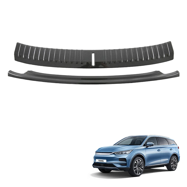 Rear Trunk Boot Bumper Guard Sill Protector Trunk Door Sill Protector Tailgate Guard Plate for BYD Tang