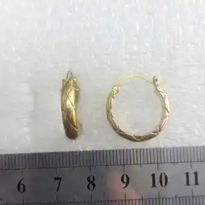 Circle Earrings Unique Twisted Ear Buckles Personalized Fashionable Brass Hoop for Parties Zircon Main Stone Wholesale