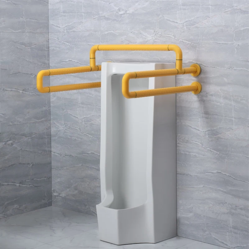 Wc Armrest Grab Rail Urinal Bucket Handrail Elderly Disabled Safety Abs