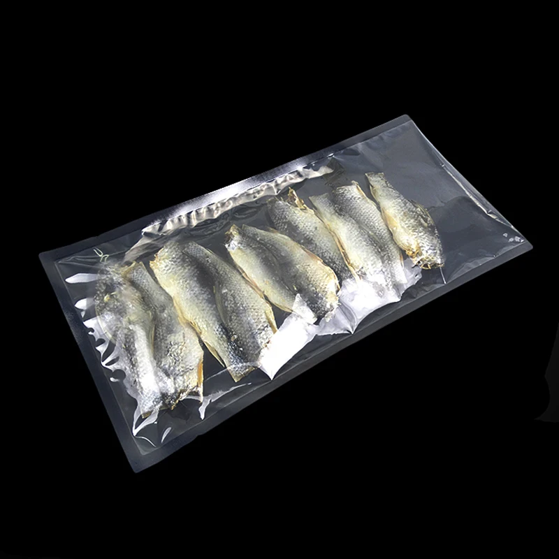 ISO9001 Fish Heat Seal Transparent Nylon Vacuum Bag