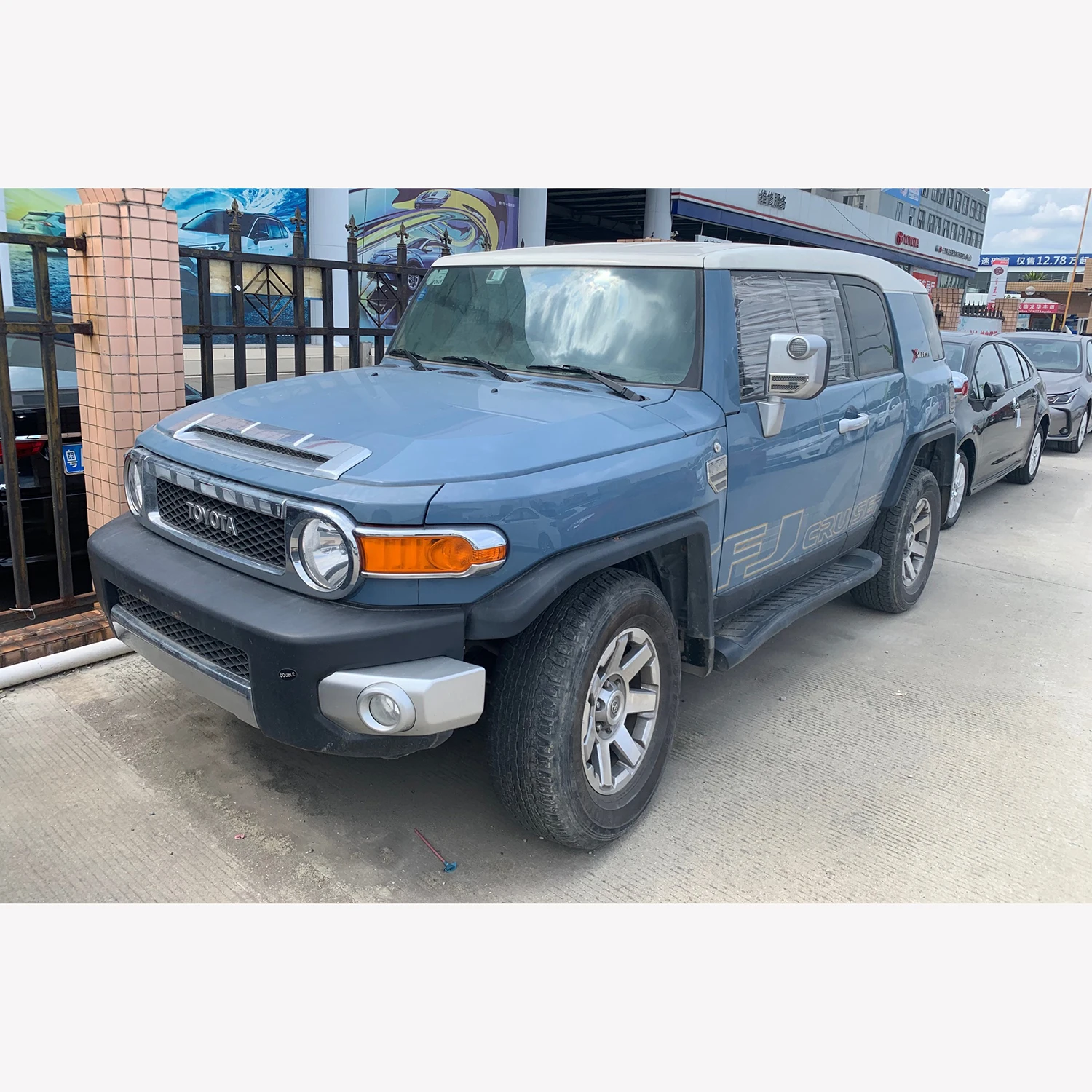 20102020 For Toyota Fj Cruiser Fj40 Abs Chrome Plated Accessories Door