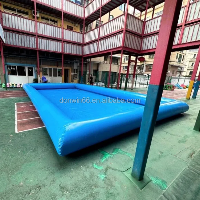 Airtight Durable Rectangle Water Pool Blue Pvc Tarpaulin Kids