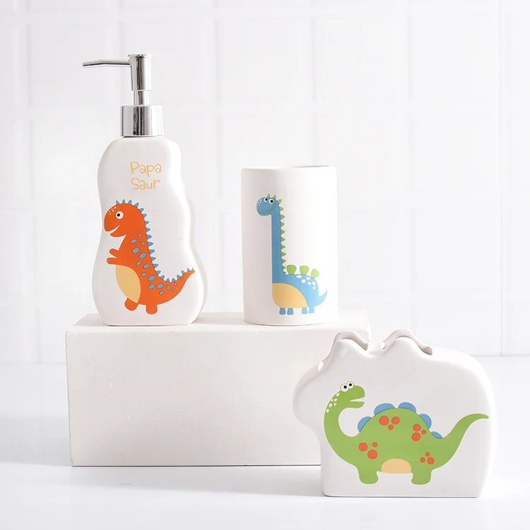 Skymoving Kids’ Bathroom Accessories Set - Cute & Eco-friendly