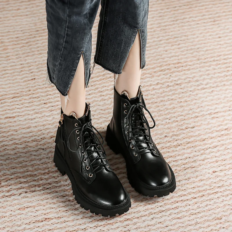 Women Victorian Pointed Toe Mid-Calf Boots Leather Lace Hollow Out Punk Lace Up Strange...