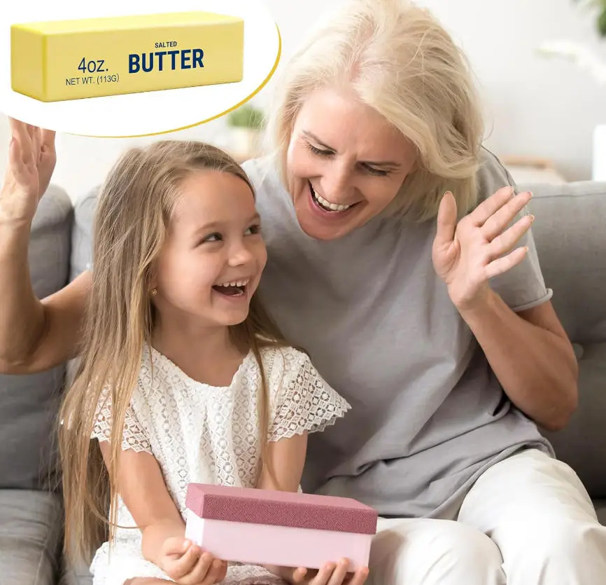 12/23cm EVA Material Slow Rising Squishy Realistic Butter Stick Soft Squeeze Unisex 14 Years & up Butter-Shaped CN;GUA