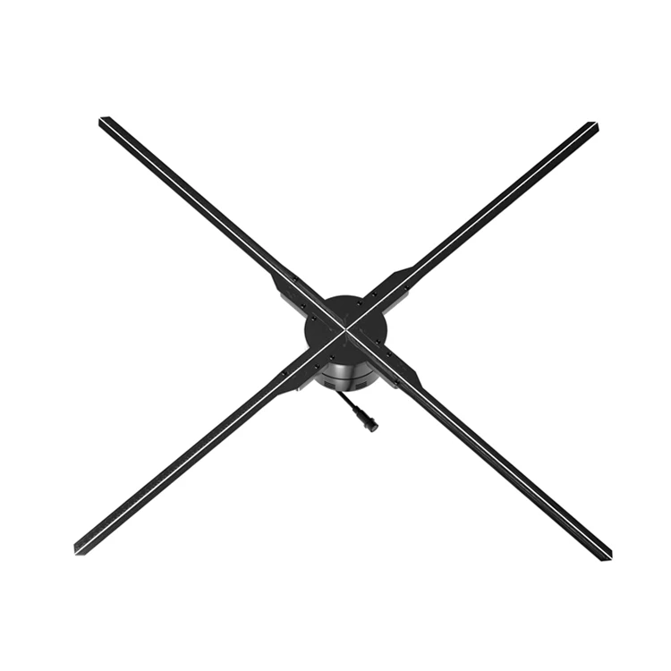 3D Led Fan Advertising Equipment Holographic System 100Cm Hologram 3D