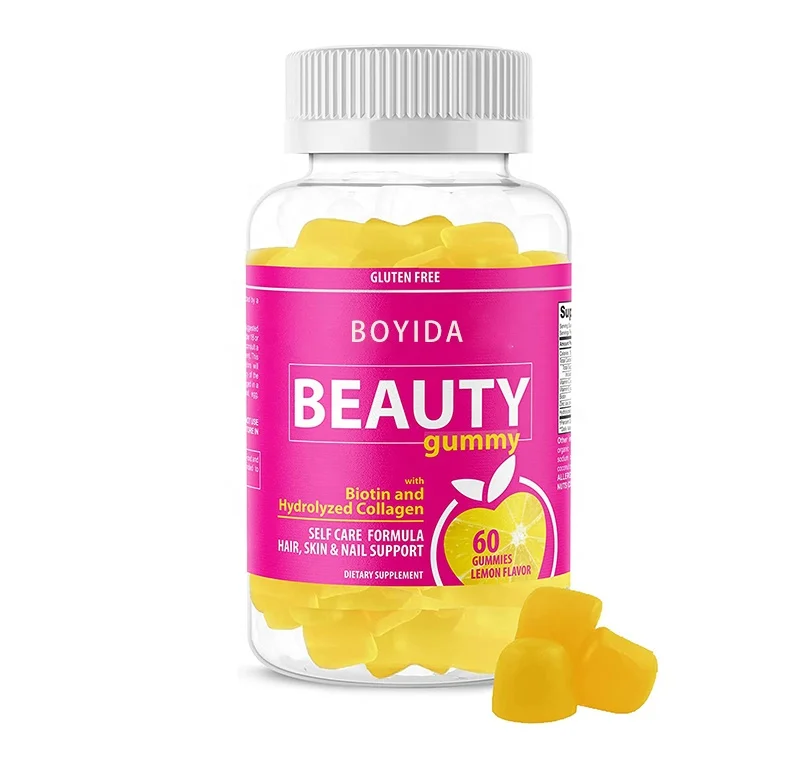 Private Label Vitamin And Supplements Bear Vegan Biotin Collagen Gummies Hair Skin Nails Buy 5115