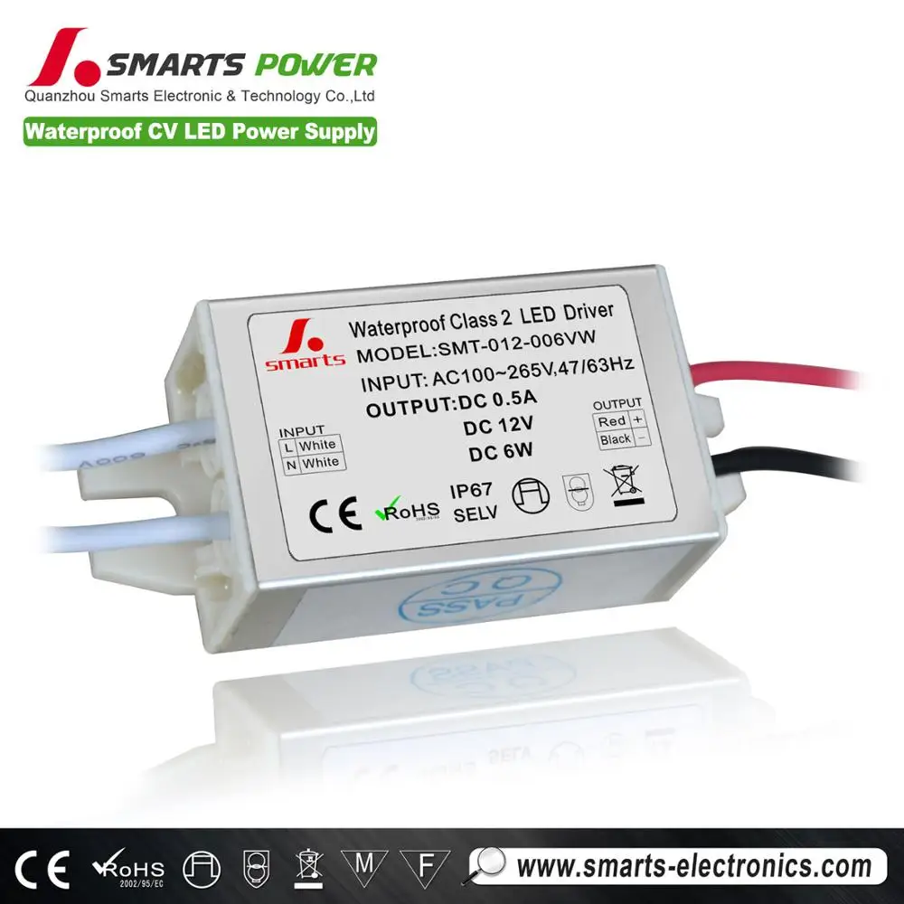 3w 6w Led Driver Constant Voltage Ac 220v Dc 12v Power Supply