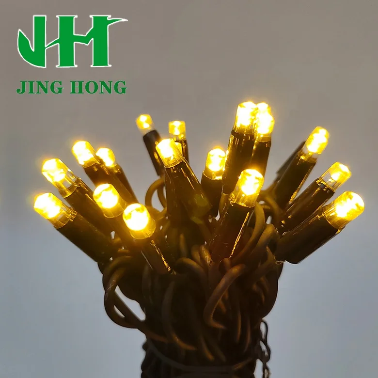 10M100LED20M Rubber Wire LED Lights String Outdoor Waterproof IP65 Christmas LED Lights String Holiday Lights Decorative l