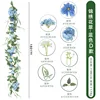Brocado y Verde - Estilo D Azul