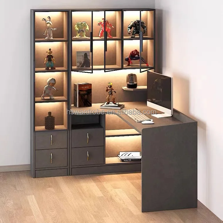 High Quality Office Book Self Furniture - Wooden & Glass