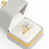 Diamant de couleur or/blanc D