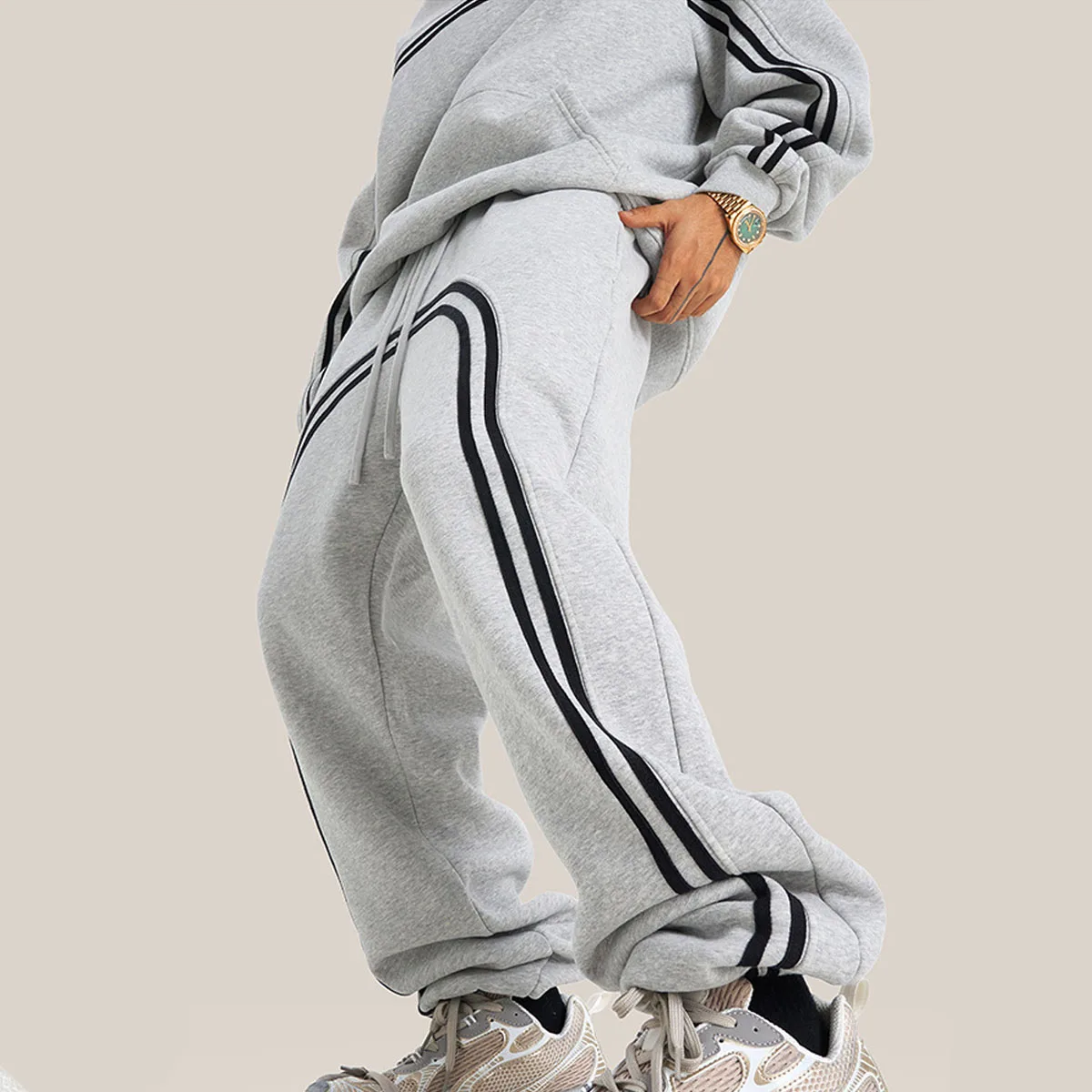 パンツ ASKYURSELF / zip flare canvas jogger L Asics Mens Athletic Woven Jogger Pants Size L (33X31)Gray