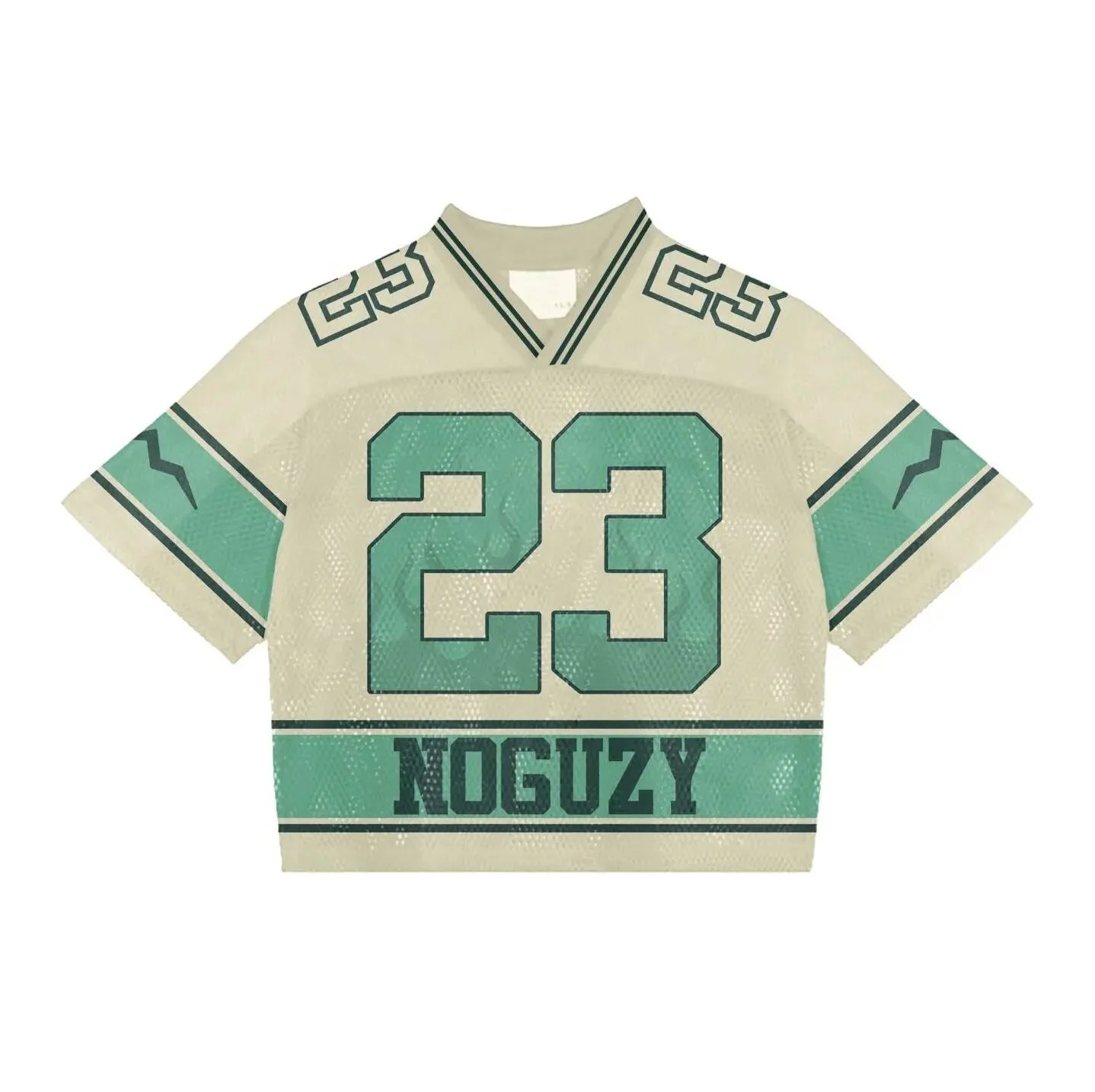 Custom Streetwear Design Classic V Neck Screen Print Cropped Retro Mesh Foot Ball Baseball Soccer Football Jersey Shirts for Men gallery 10