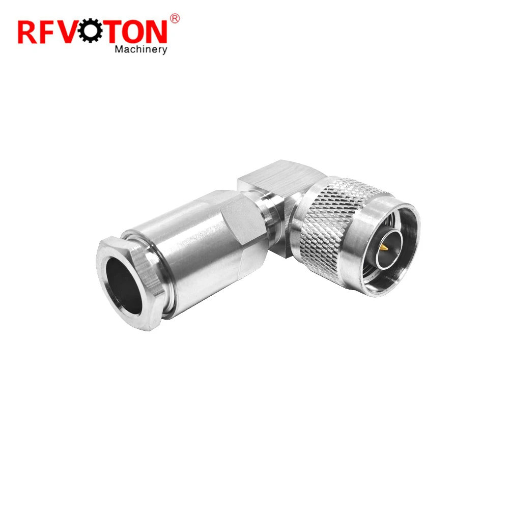 Factory N Male Plug Clamp Screw VTR400 Rg8 Rg213 Rg214  Right Angle 90 Degree RA 400 Cable Rf Connector Connectors in Stock