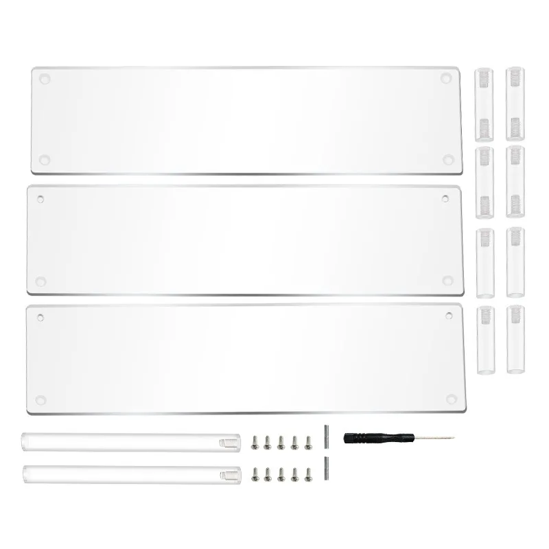 Acrylic Display Rack Transparent Multi-layer Ladder Storage Rack ...