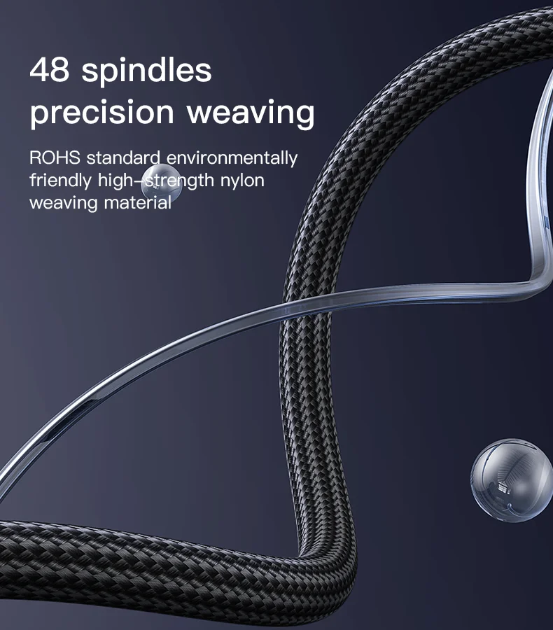 Yesido CA130L 2 متر USB إلى IP 12 واط شحن سريع مدمج في صحن سبائك الألومنيوم مضفر