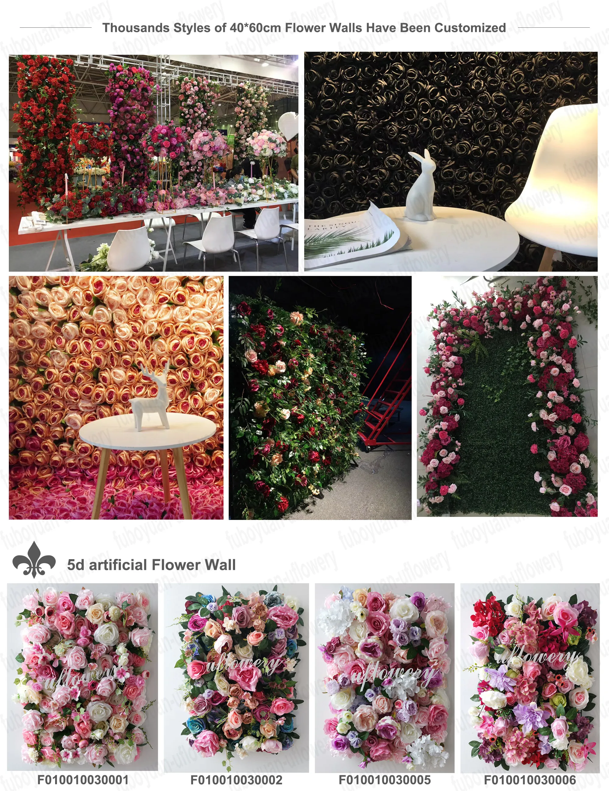 V619 Custom 3d Roll Up Fabric Cloth Base Pink Silk Rose Flowerwall