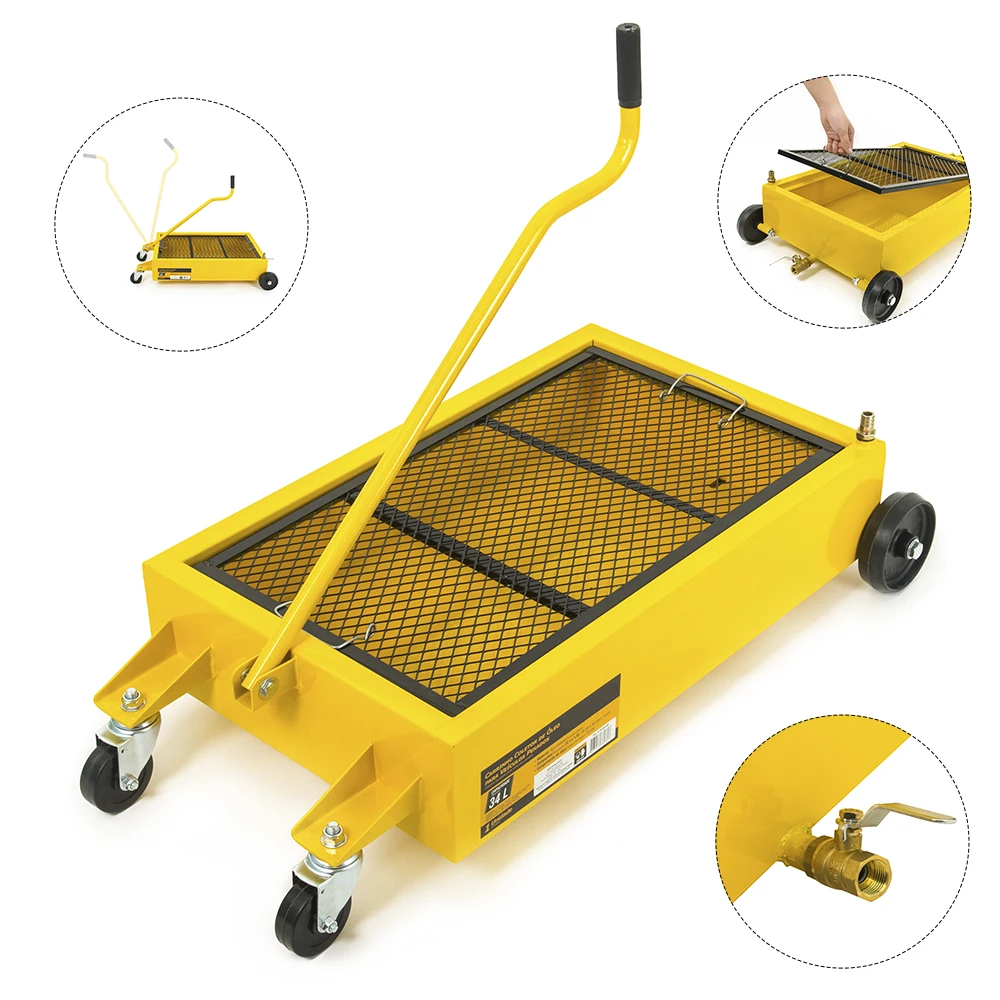 Складные ручные поворотные колесики, 17 галлонов