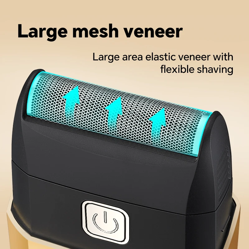 Men's Rechargeable Single Blade Electric Shaver with USB TYPE-C Reciprocating Design Electric Shaver Reciprocating Single Blade supplier