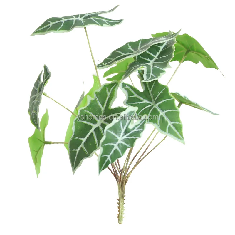 Искусственные листья искусственные бамбука и Таро украшение для дома растение бонсай растения