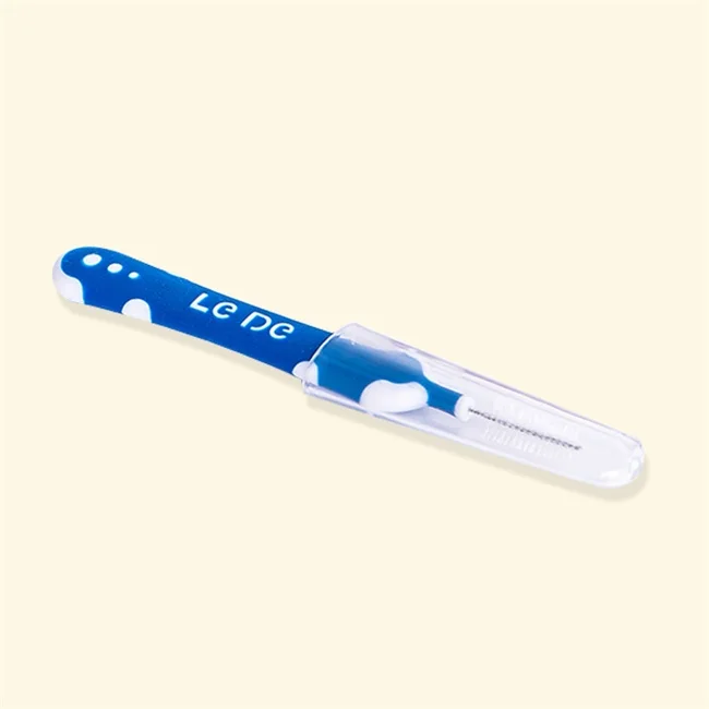 High quality dental disposable oral care blue interdental brush