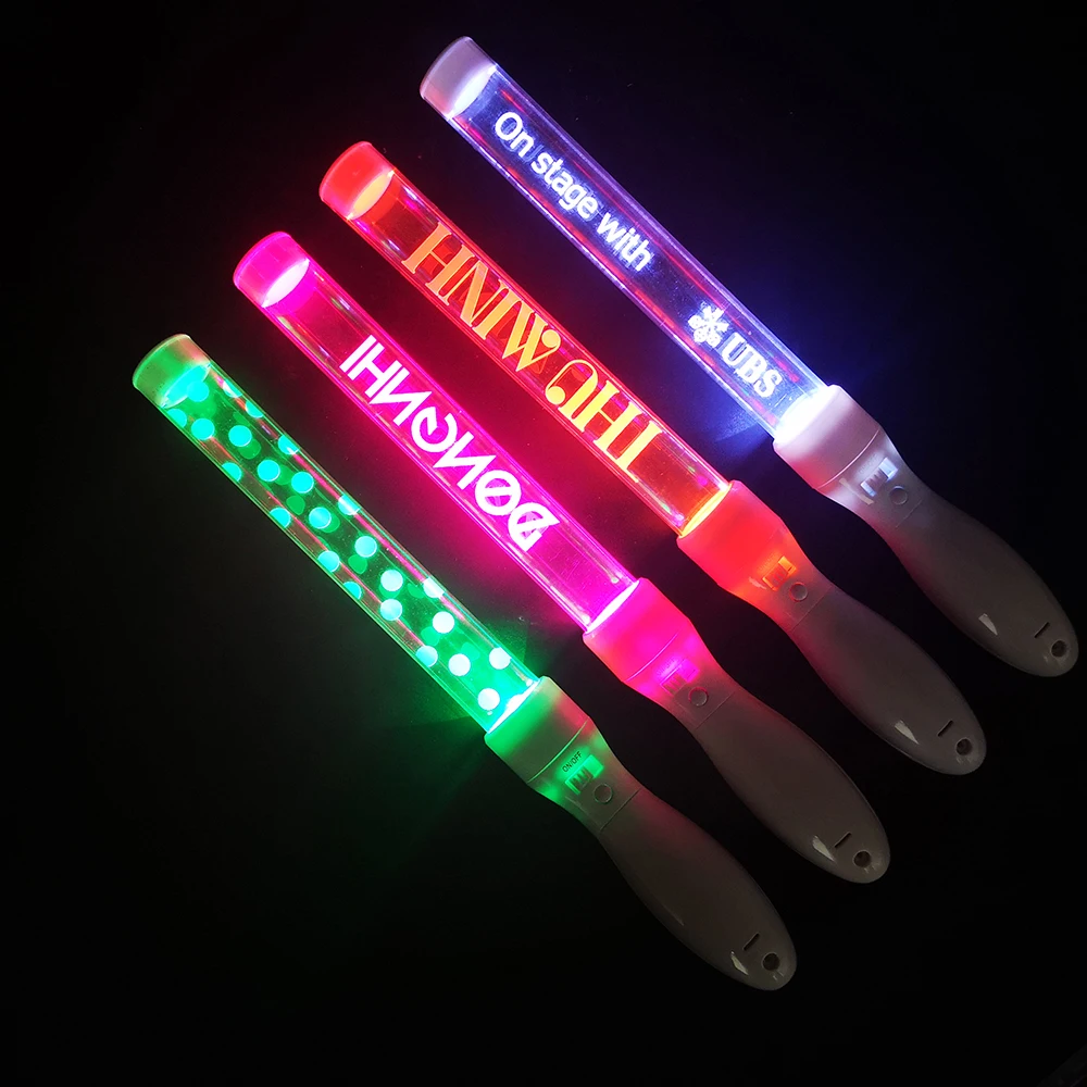 Light up Concert Flashlight Wedding Dmx Cheer Luminous Rgb Custom Live Show Gig Bar Lighting Party Wand Light Glow Led Stick