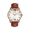 Brown and Rose Gold White