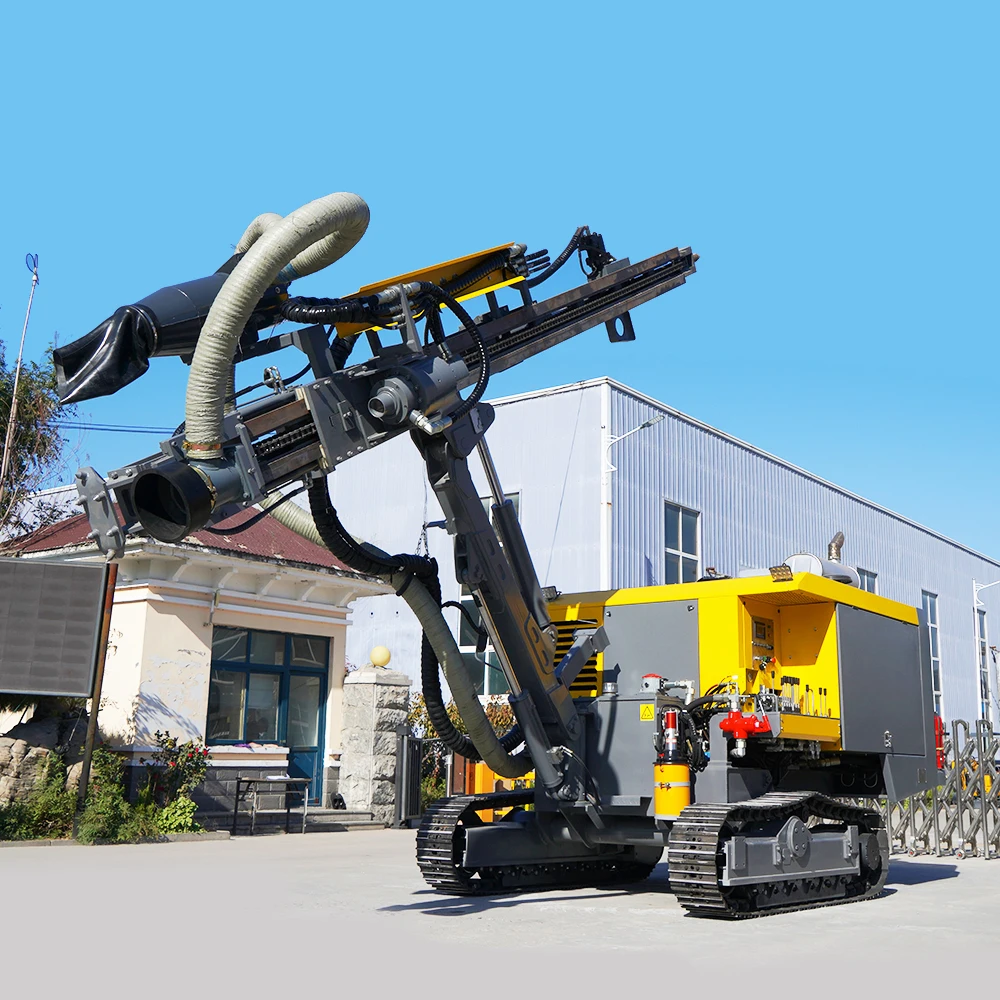Crawler Mine Surface air Compressor Dth Drill Blast Rock Stone Hole Mine Drilling Rig Machine