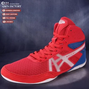 China Wholesale High Quality Black Gym Boxing Cross Training Boots Botas De Boxeo Hombre Sports Trainers Wrestling Summer Winter