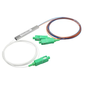 Wholesale Benefit SC/APC SC/UPC 1X2 1X4 1X8 1X16 Mini PLC Splitter G657A1 PVC LSZH with LC FC Connectors for FTTH Network