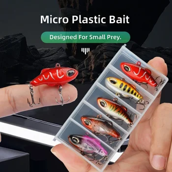 CHEERY 5g Micro Slow Sinking Vibration Mini Pencil Lure, Mini Sinking Plastic Hard Bait Targeted for Bass Topmouth Culter – Pencil – view 5