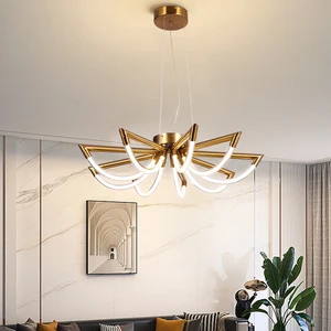2021 Contemporary Bedroom Dinning Lights Modern Chandelier Luxury Pendant Lights Led Hanging