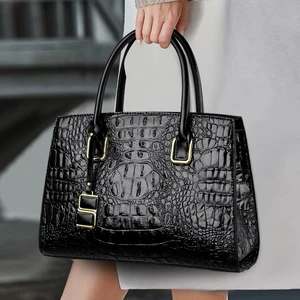 Top-quality Leather Ladies Handbags Single-shoulder Bags and Crossbody Bags with High-quality Stone Patterns for Women