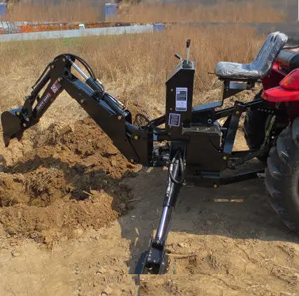 Bechoe PTO Driven Backhoe for Tractors - Multi Function Attachments