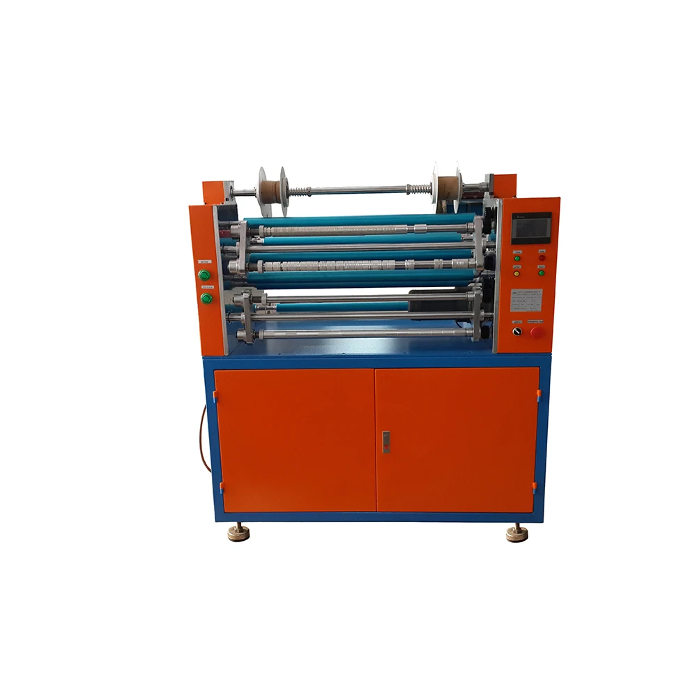 Customized Professional Thermal Transfer Ribbon Cutting Machine Automatic Barcode Ribbon Slitter Rewinder Machine