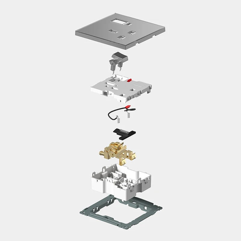 Safe and Durable 16A 250V One Gang Two Way Switch for Reliable Use
