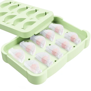 Cute Fish-Shaped Silicone Ice Tray Wholesale Round Ice Cream Cubes Maker Tool