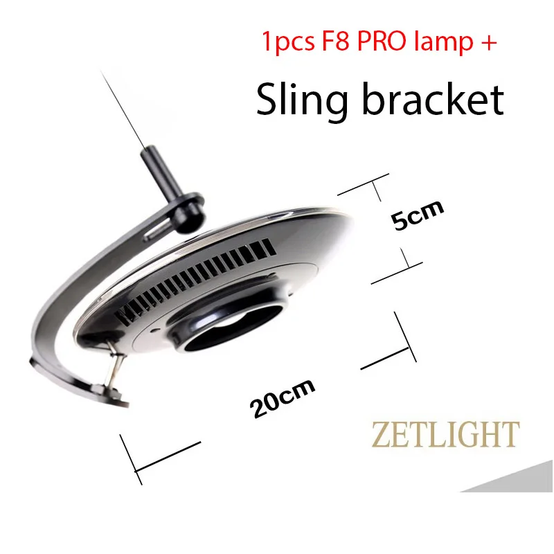 UFO F8 Pro Max 水槽用LEDライト, スタンドAタイプ付き ZETLIGHT UFO F8 PRO Aquarium Plant Light - Eco-Friendly Freshwater