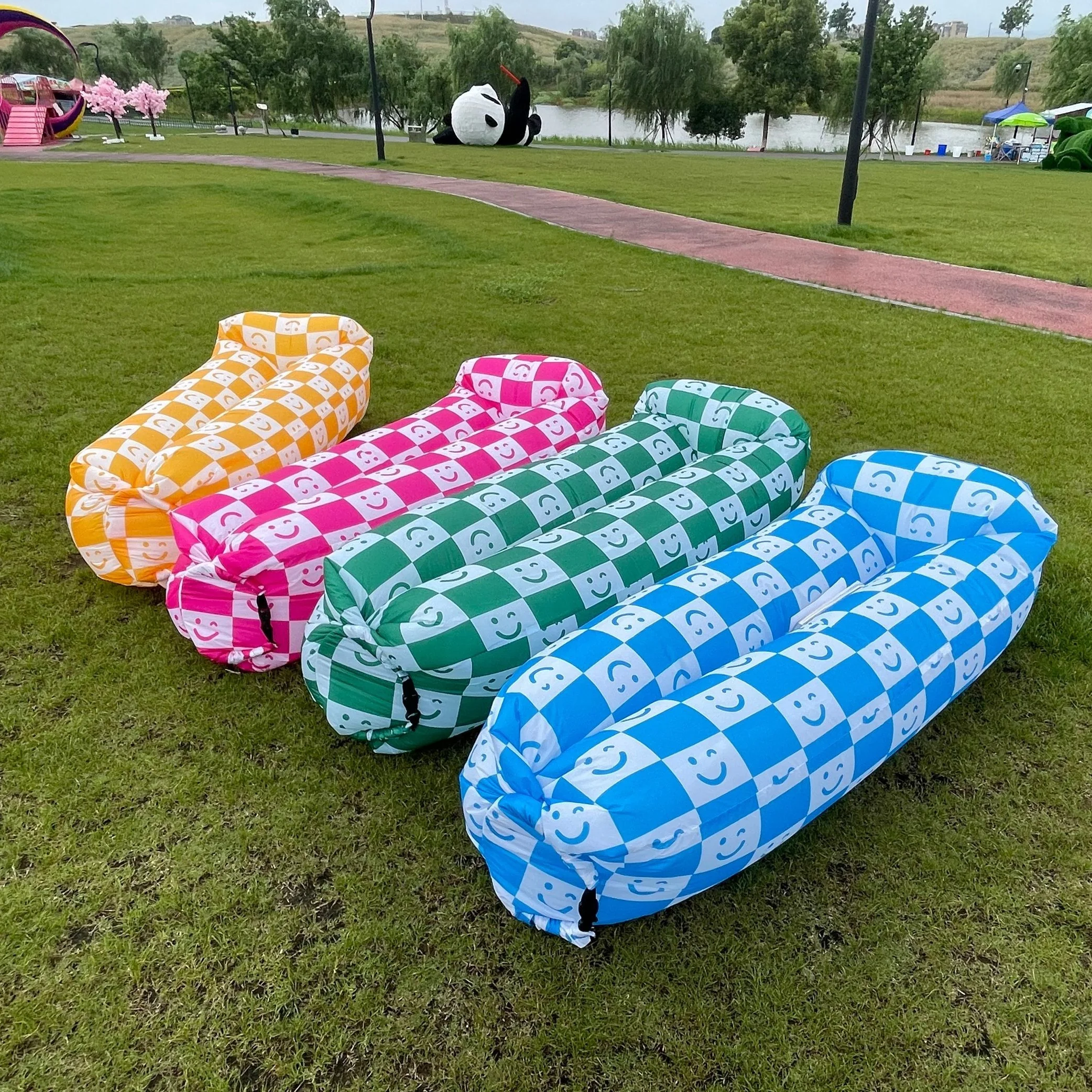 Надувная подушка для кемпинга на открытом воздухе пляжный ленивый спальный мешок надувная кровать складной Быстрый надувной диван воздушный