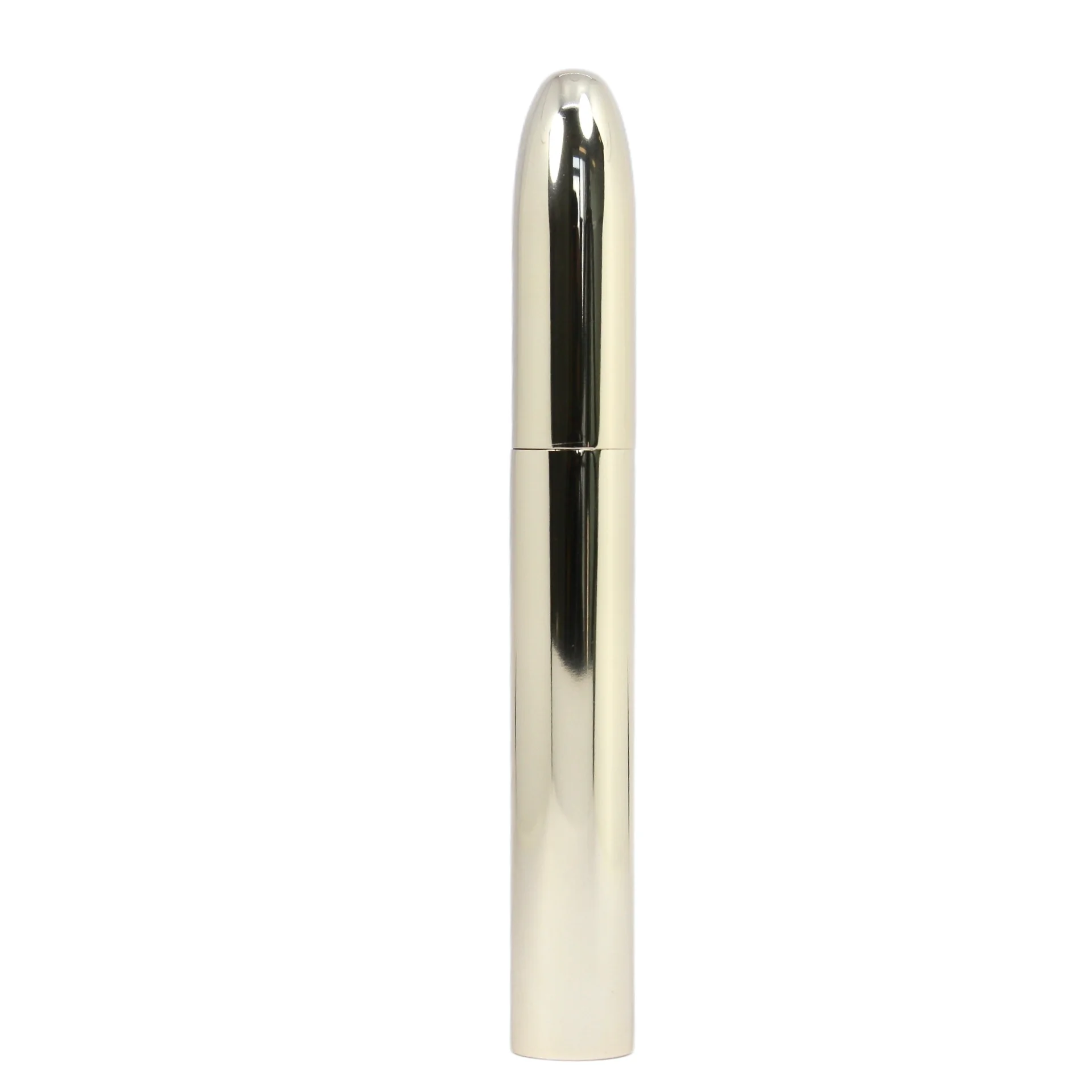 Customizable 5ml Bullet Shaped Clear Plastic Tube with Black Brush Wand New Empty Mascara Cosmetic Container