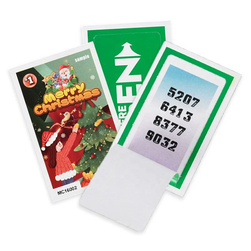 Custom Multi Window Circle Rectangle Recyclable Pull Tab Offset Printing Lottery Games Instant Girly Pull Tabs Lottery