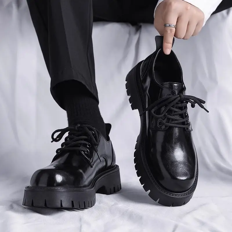 Shop Our Collection of Men's Shiny Black Leather Shoes