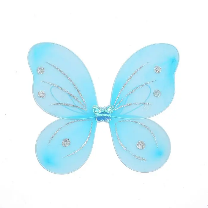 Girls Fairy Wings 6 Pack Princess Butterfly Costume Wings Set For Kids