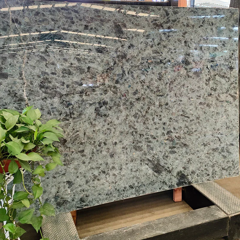 product hot selling hard outdoor decoration of nature blue stone granite blue emerald granite  wall and floor file-3