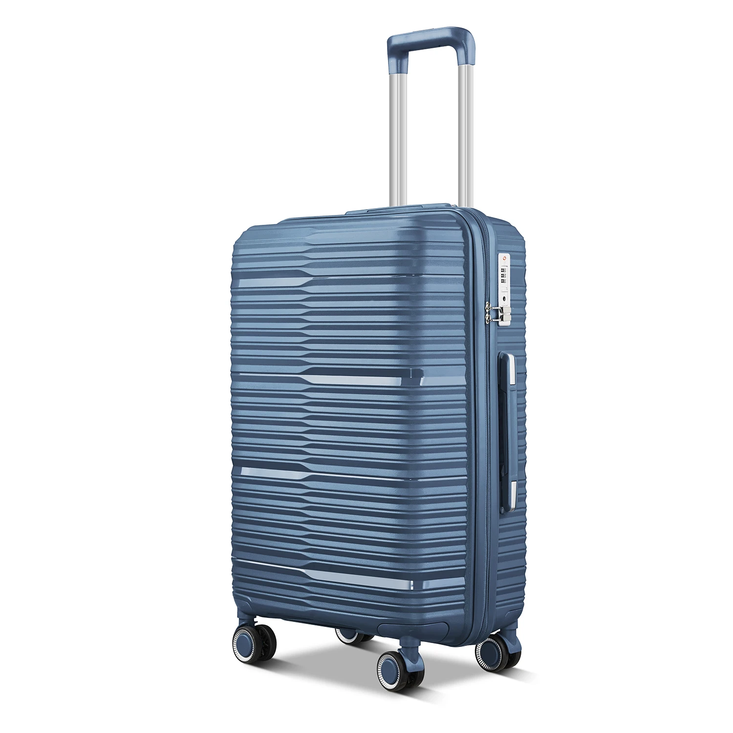 Retail Wholesale   3-Piece Trolley Bag Set Lightweight PP Carry-On Suitcase TSA Lock Zipper Closure Factory Wholesale