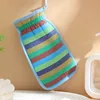 Rainbow striped bath towel [Blue]