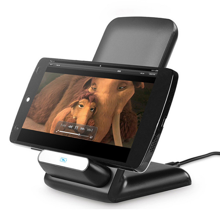 10 Вт Индукционное Быстрое беспроводное зарядное устройство Qi универсальная зарядная подставка для мобильного телефона