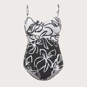 New Style Elegant Modest One-Piece Swimsuit for Women - Bust-Enhancing, Tummy-Control, Slim-Fitting