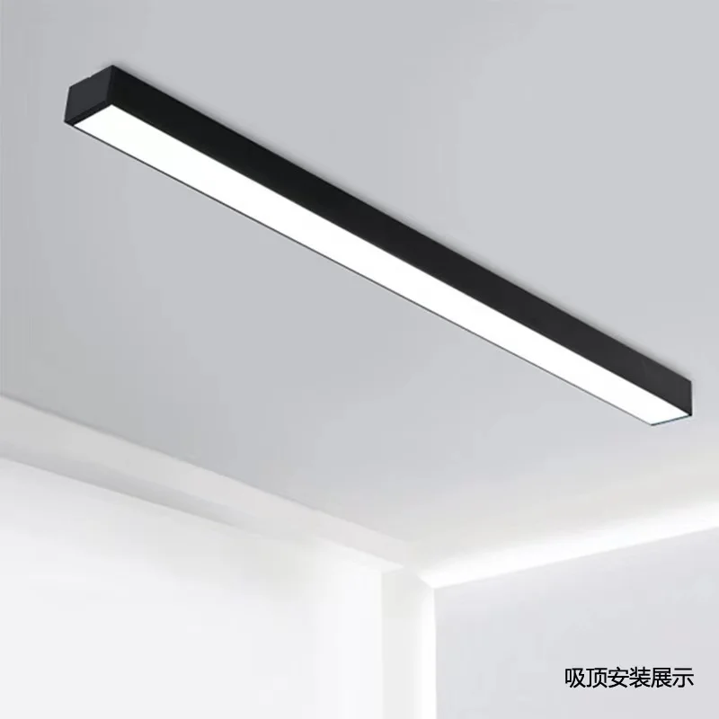 Custom Available Modern Ceiling Linear Pendant Lighting Suspended Led Linear Light Linkable for Office Shop